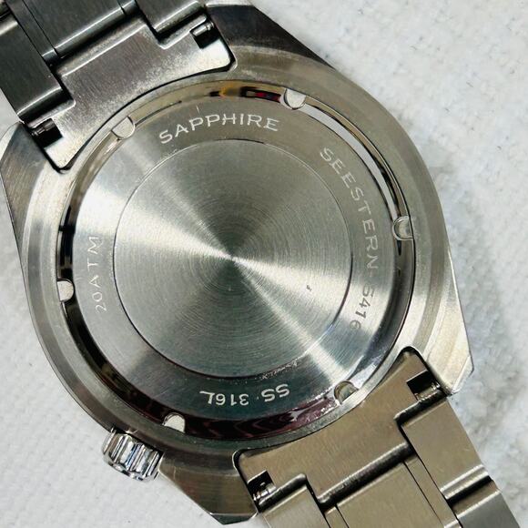 Men's Blue and Silver Watch - Picture 6 of 12